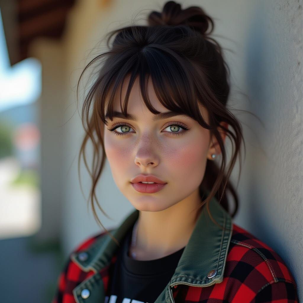 Czech Punk Girl Portrait in Moody Photography Style