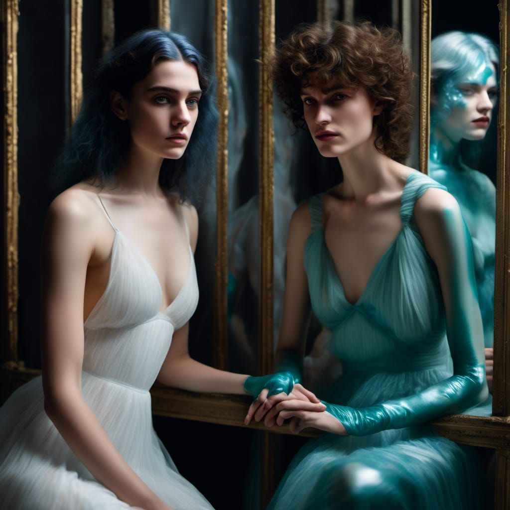 Alien Party Scene in Hyperrealistic Style