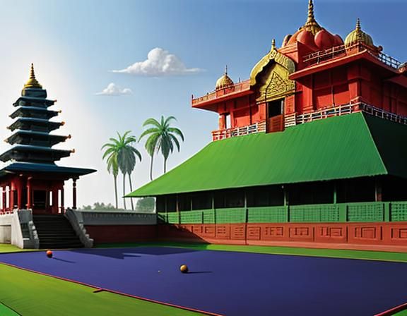 Indian Temple Training Grounds in PS2 Style