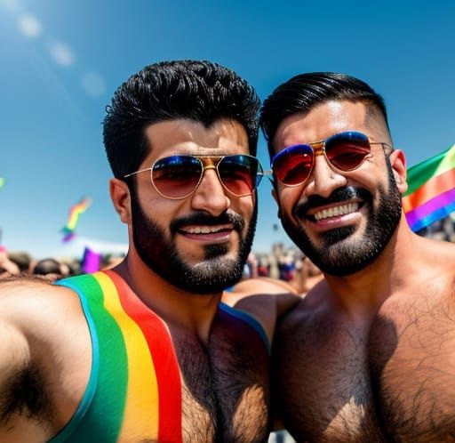 Pride Parade: Embracing Joy in Hyper-Realism