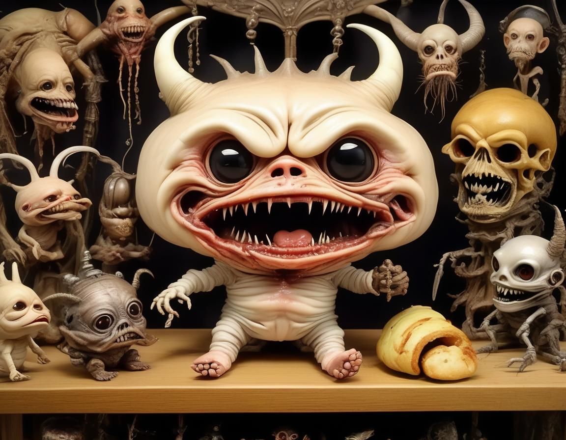 Chibi Monster in Post-Apocalyptic Wonderland