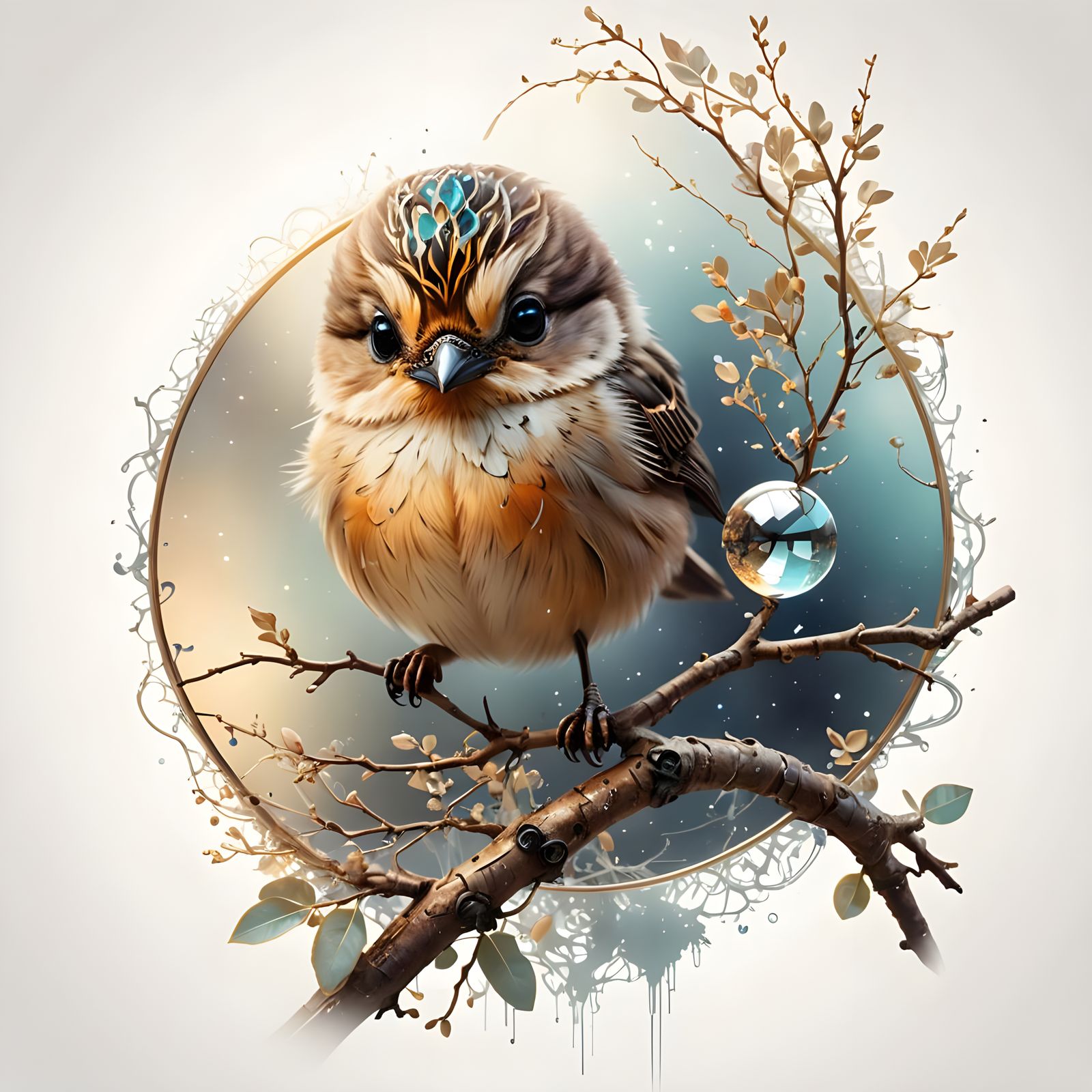 Ethereal Cosmic Portal in Soft Focus