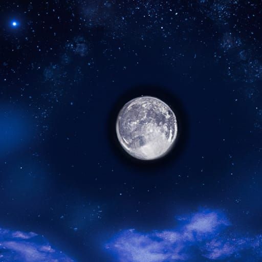 Romantic Night Sky Full of Stars and Love