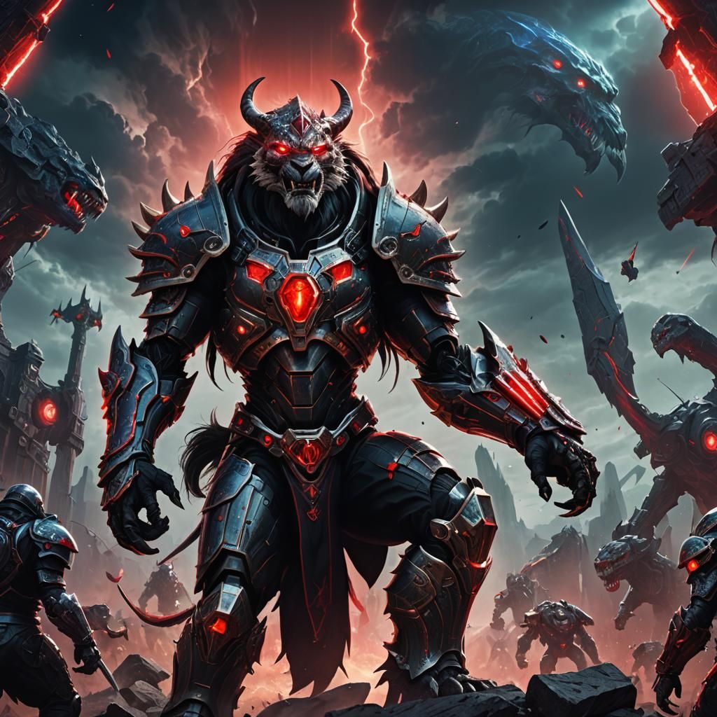 One-Eyed Giant Roars in Dark Fantasy Concept Art