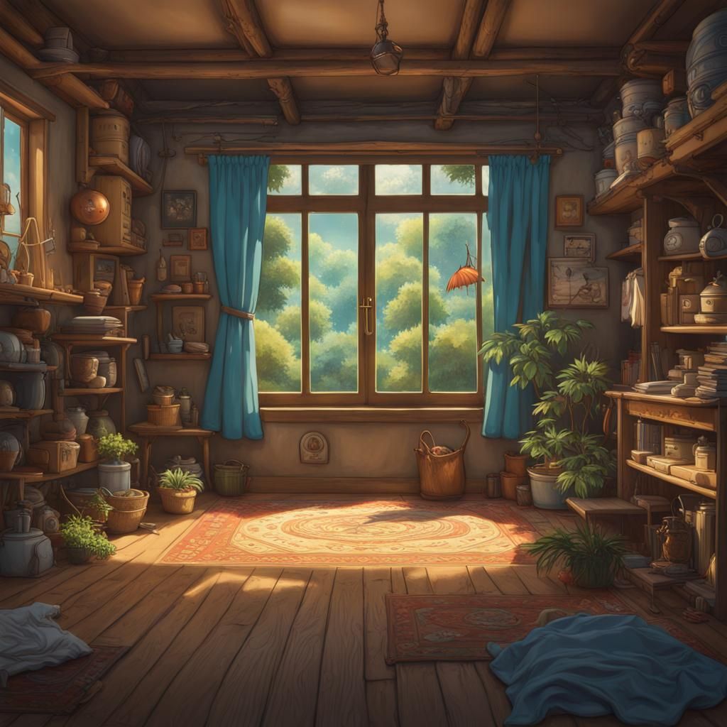 Studio Ghibli T-Shirt Design in 3D Render