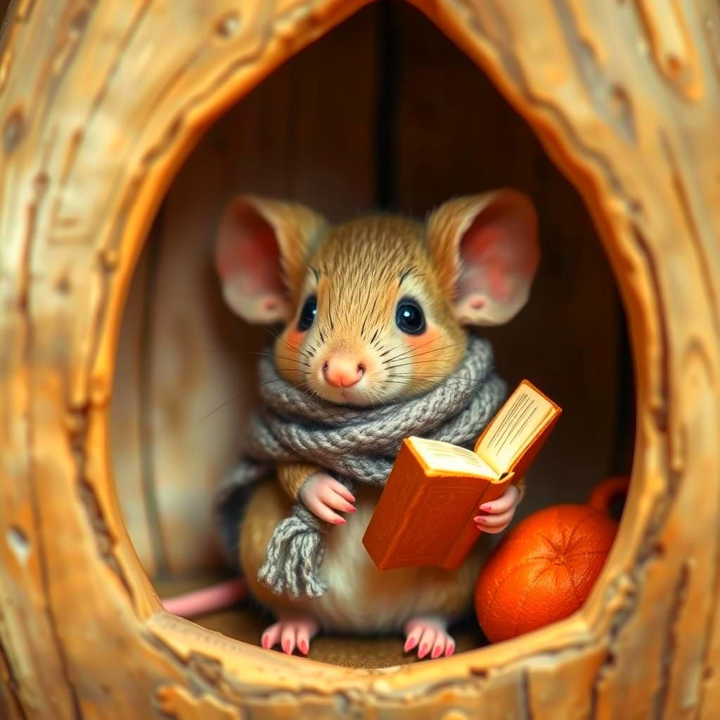 Image of a Shy Mouse