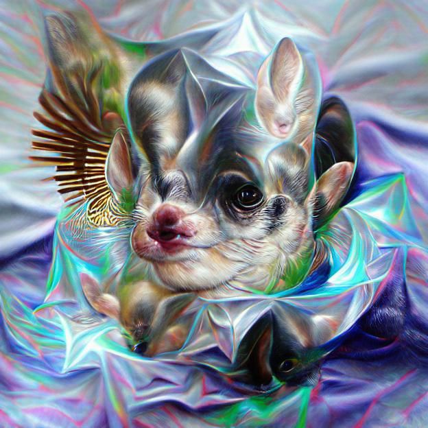Chinchilla Creates the Universe in Hyperrealism