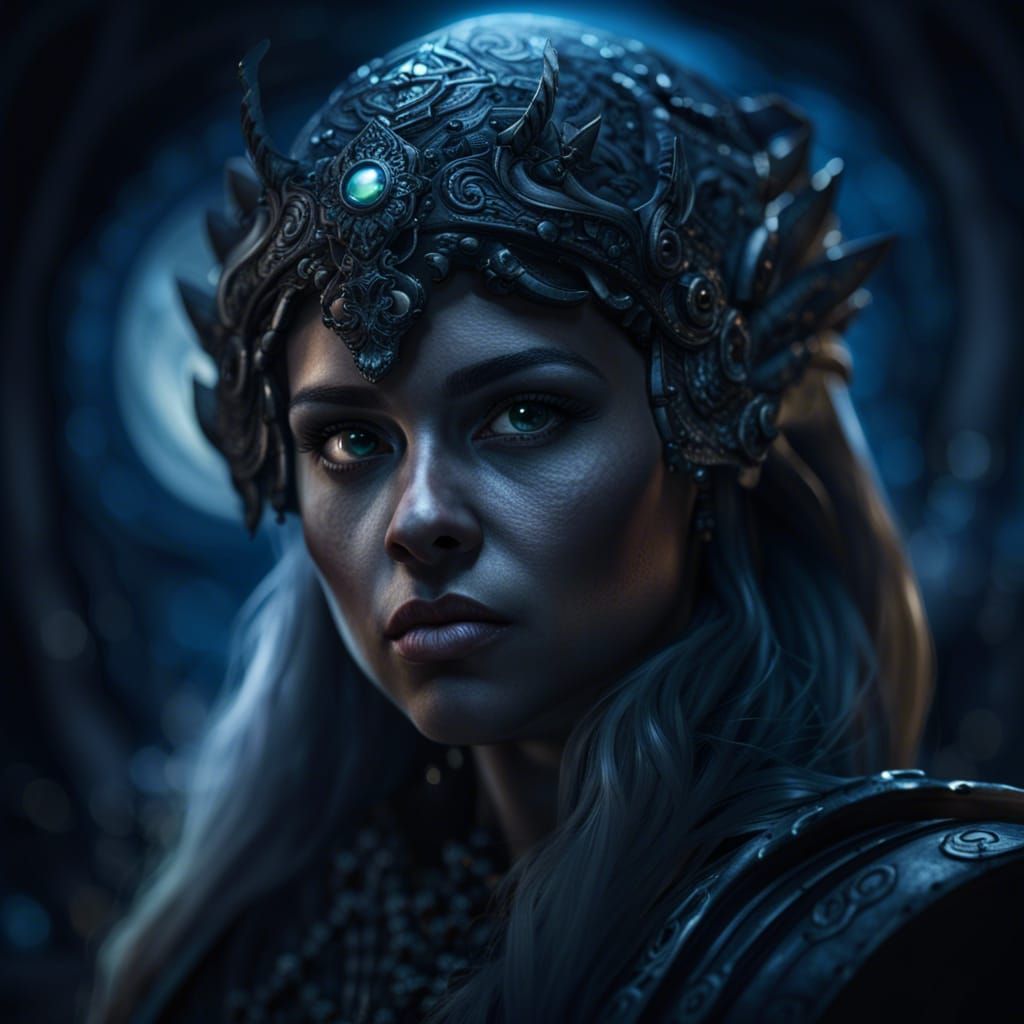 Hyperrealistic Luna from Helluva Boss