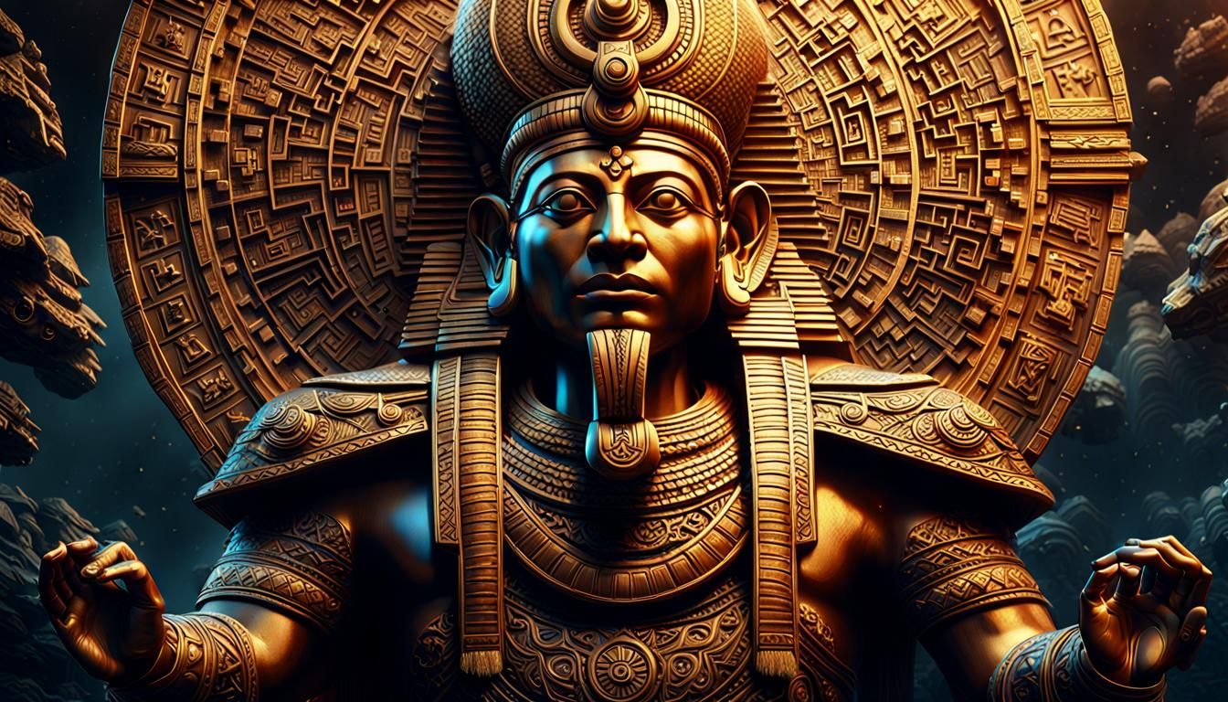 Annunaki Gods Take Over Earth: Hyperrealistic Art
