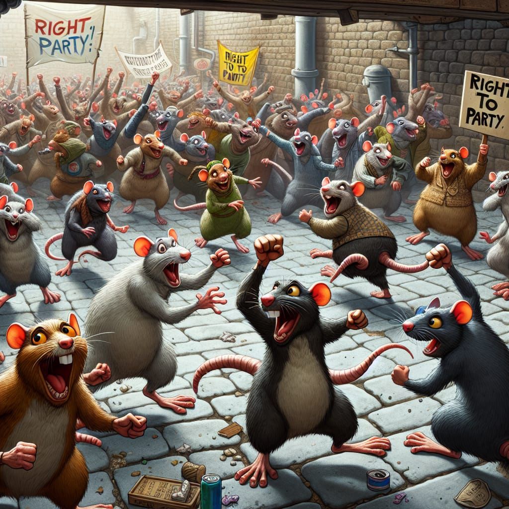 Anthropomorphic Rats' Underground Party Struggle