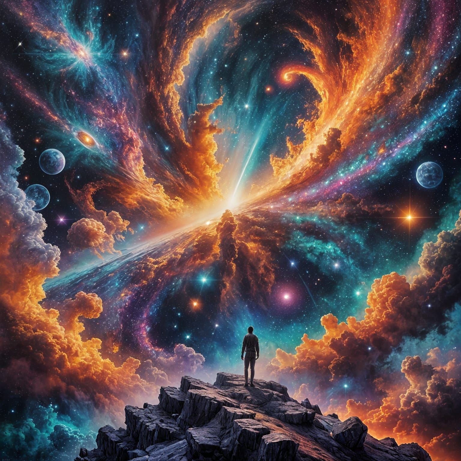 Emerging into Cosmic Infinity