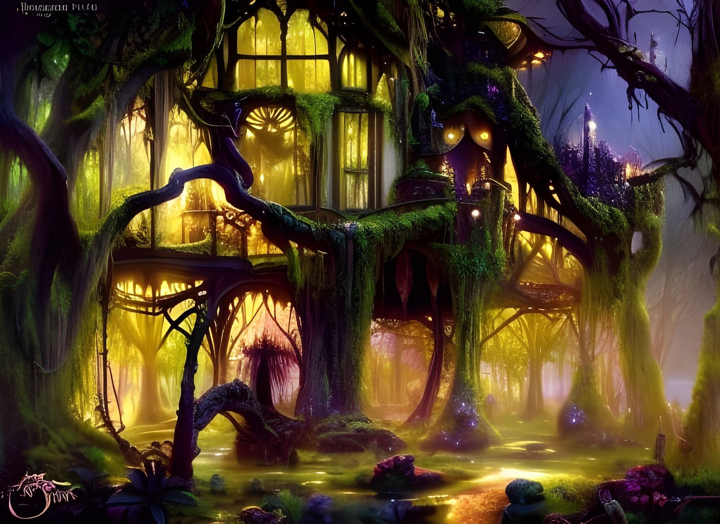 Creepy Hut in the Forest