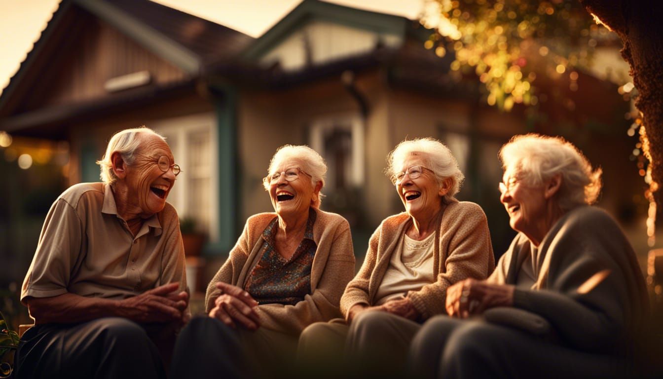 Old People Cracking Jokes