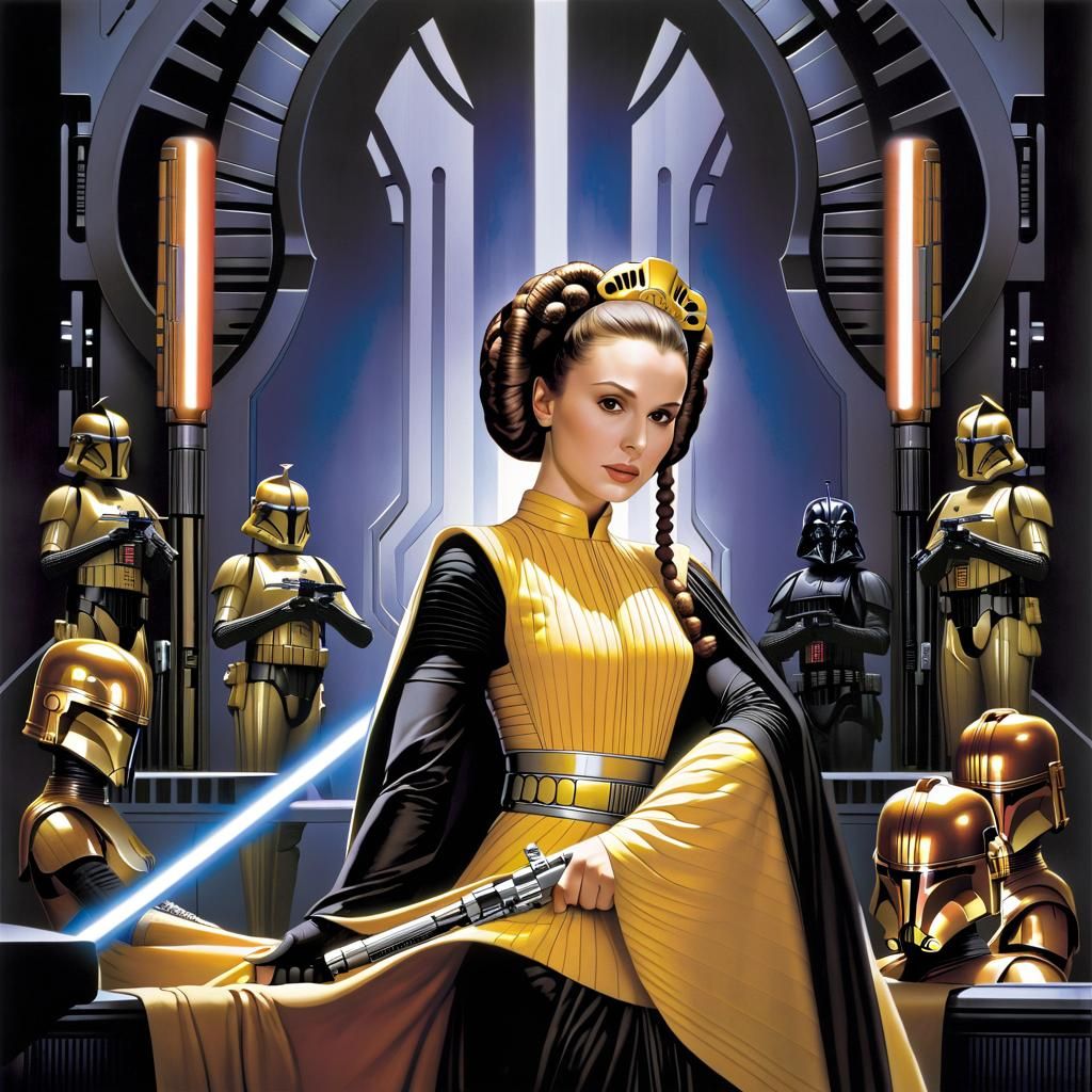 Padme Amidala Digital Portrait