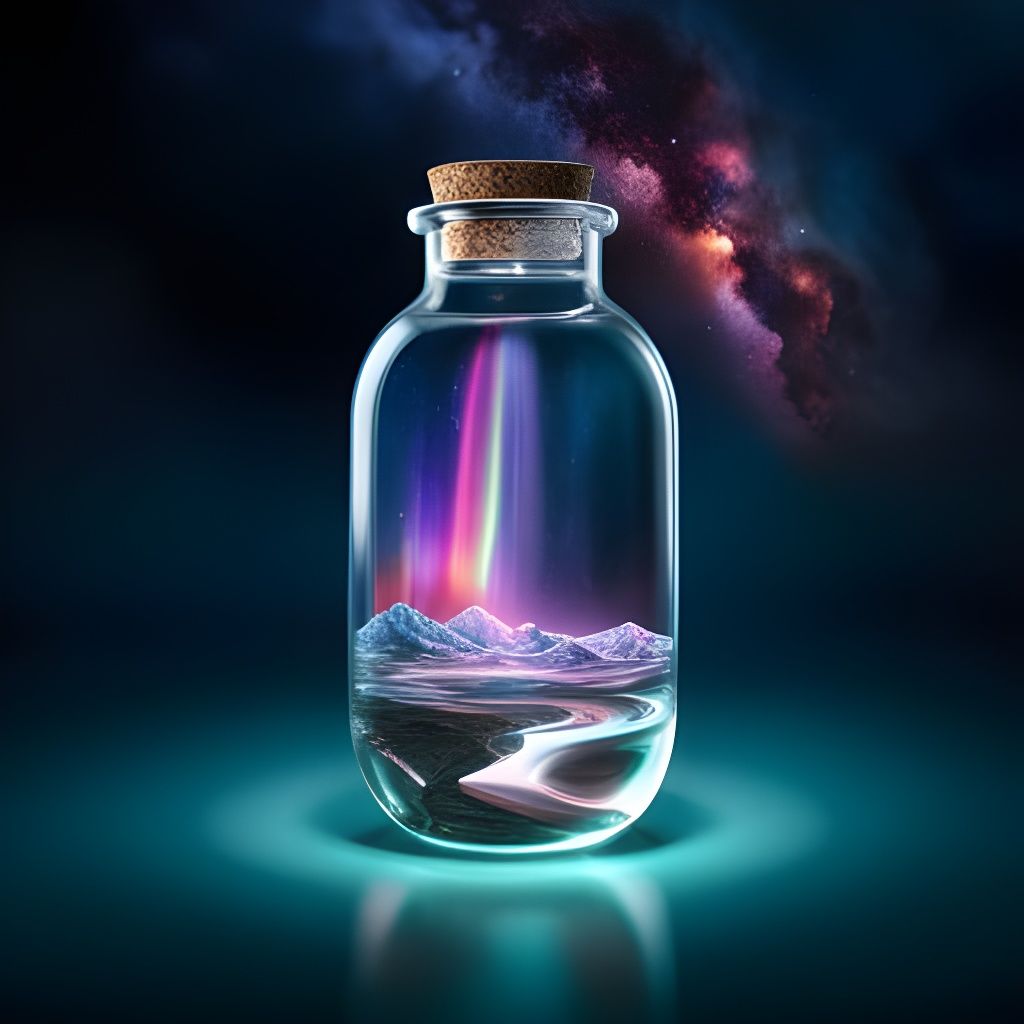 Aurora Water in a Bottle: Astral 3D Rendering