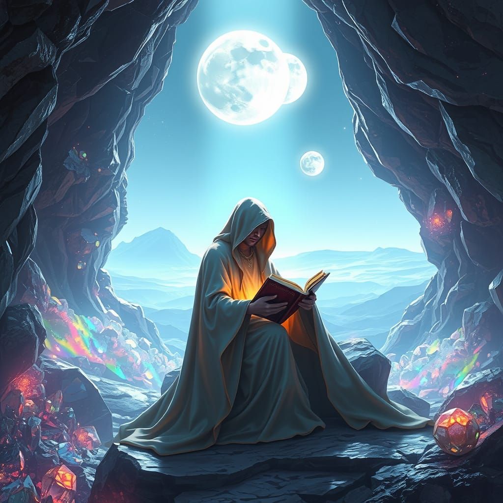 Crystal Geode Reader on Alien Planet