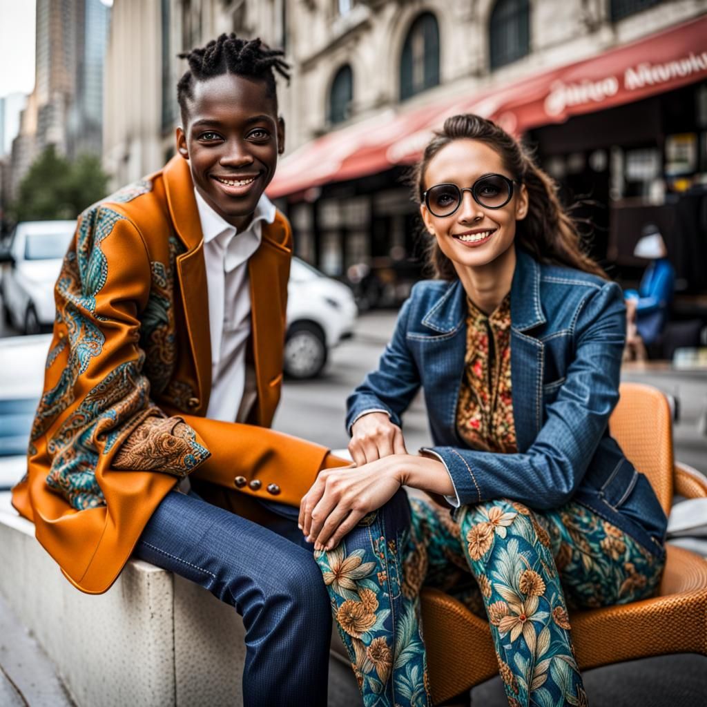 Surreal Alien Celebration in Dreamy Restaurant