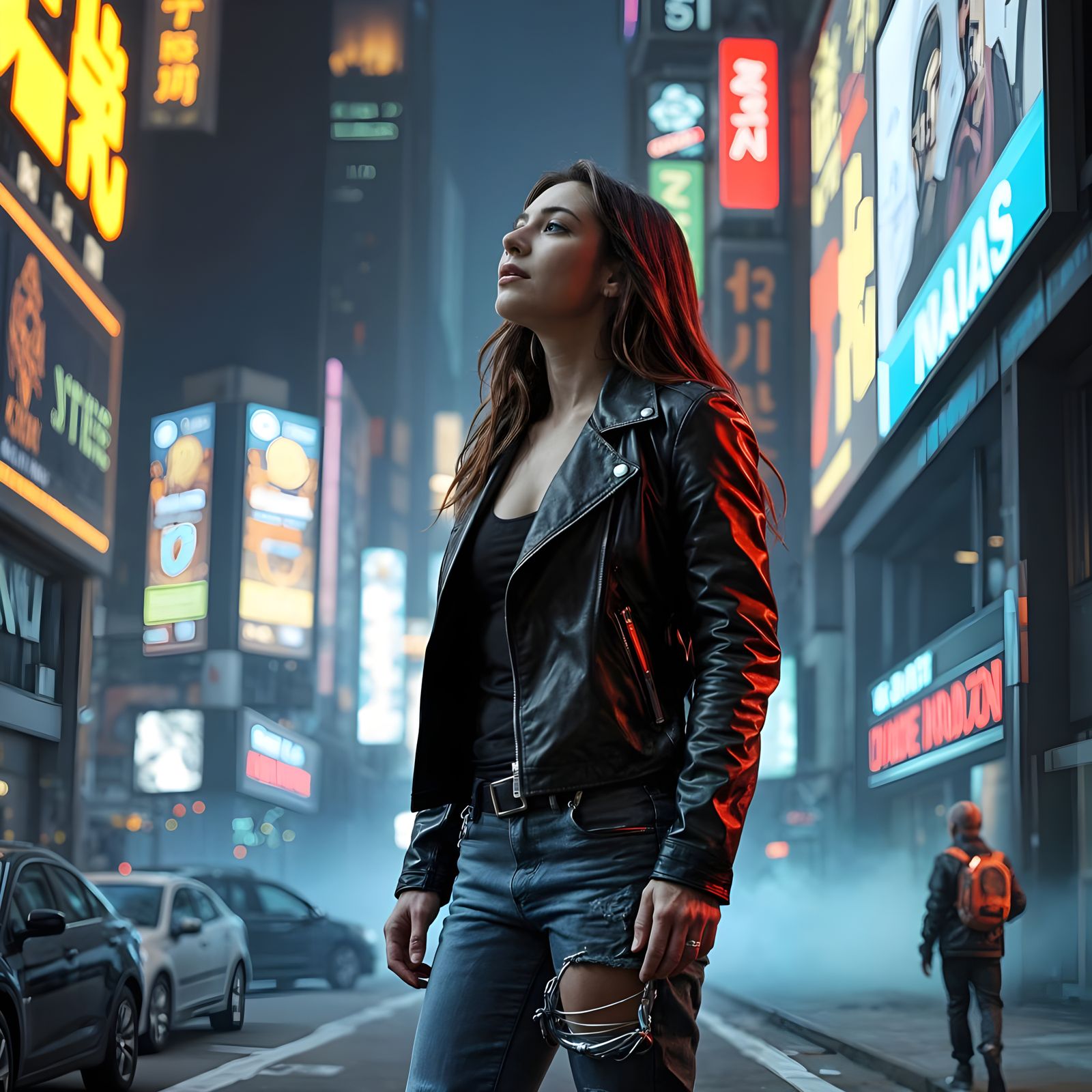 Die Gedanken Sind Frei in Cyberpunk Style