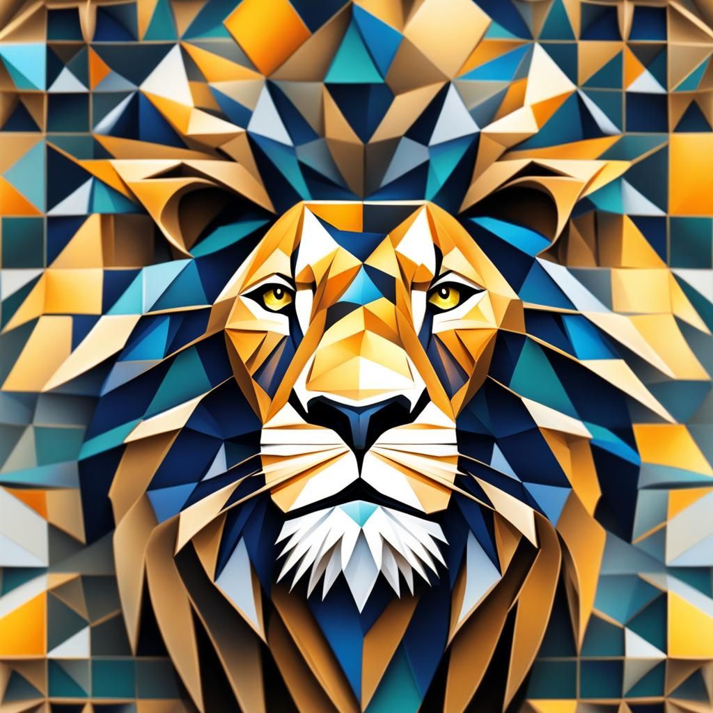 Geometric Lion