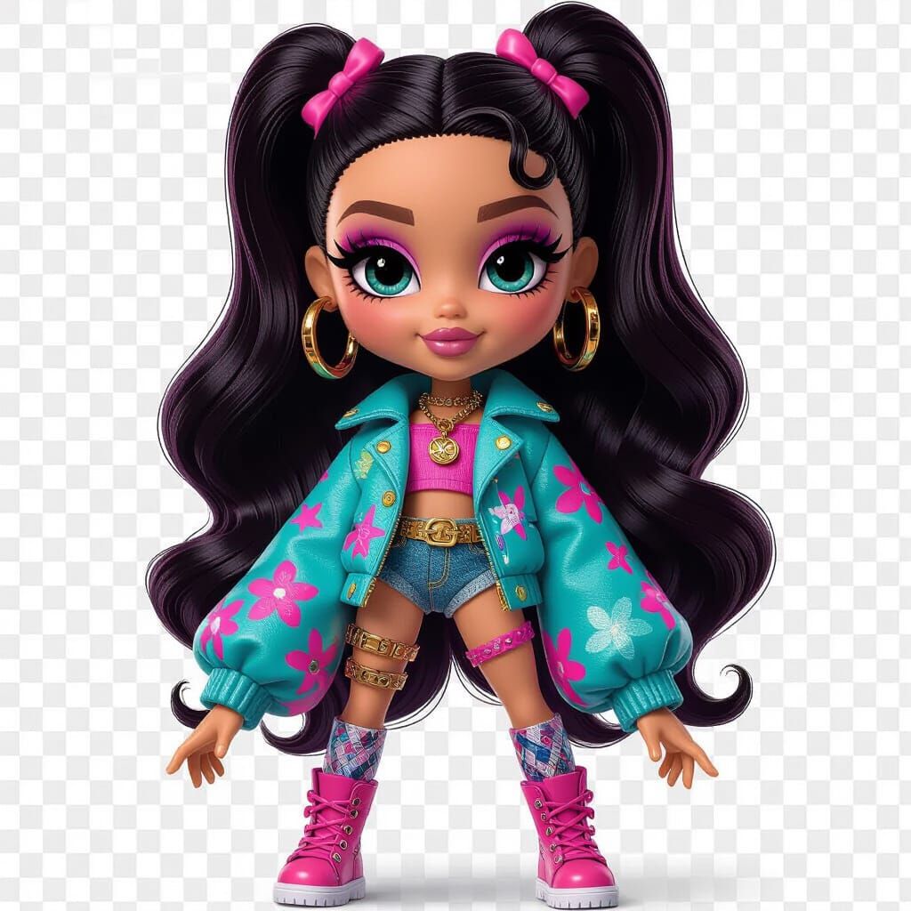 Glamorous Bratz Doll in 3D Digital Art