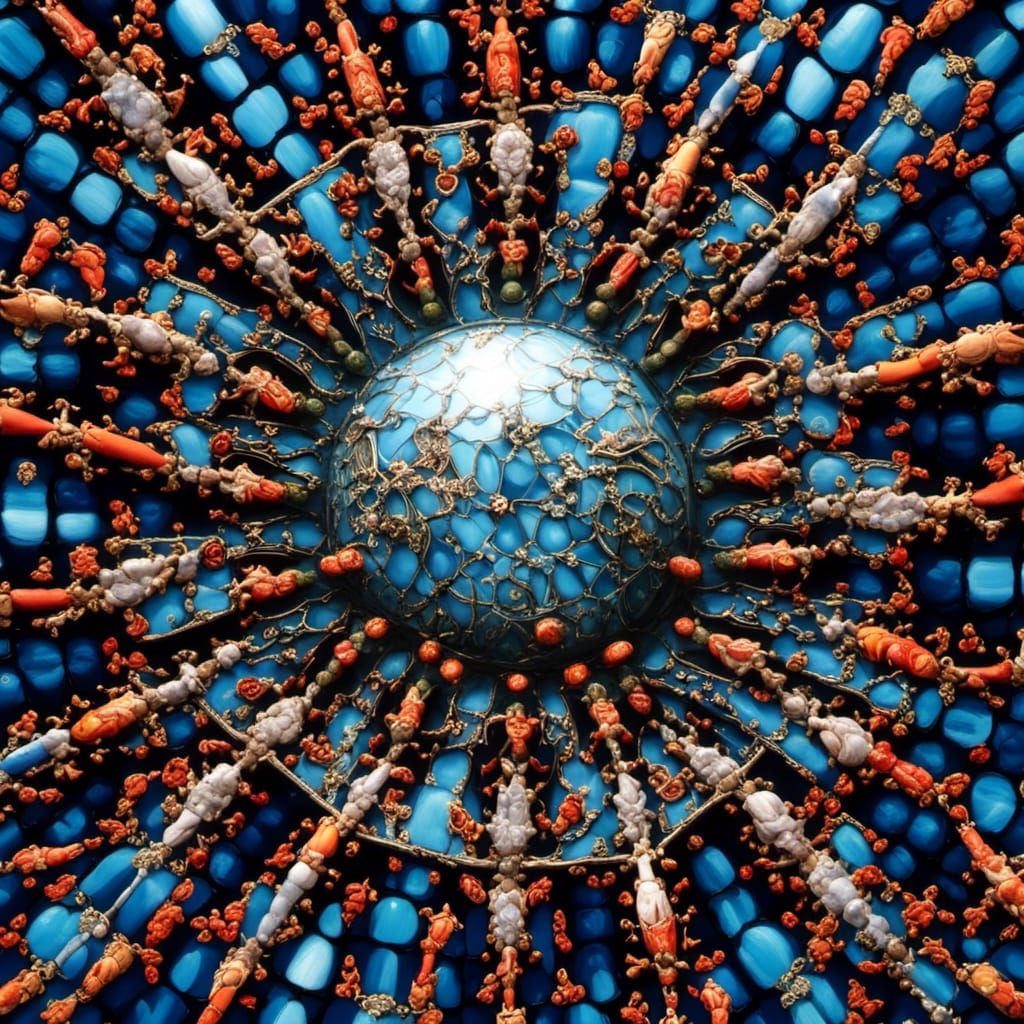 Ethereal Communion: An Angelic Vision of Connection