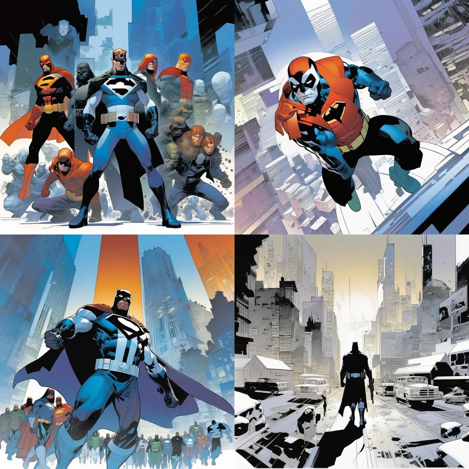 Dynamic Comic Book Art Illustration