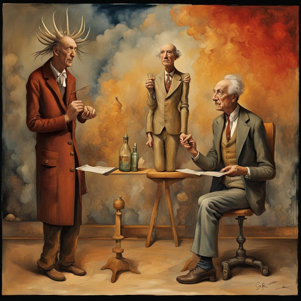 Dreamlike Surrealism with Warm Colors and Deep Detail