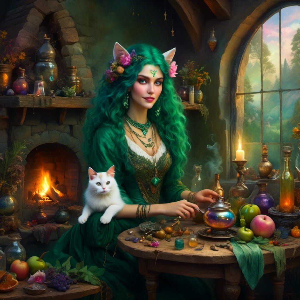Magical Cat Woman