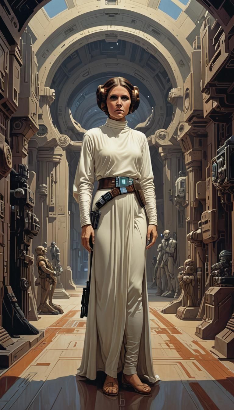 Princess Leia,when Star Wars was still good.