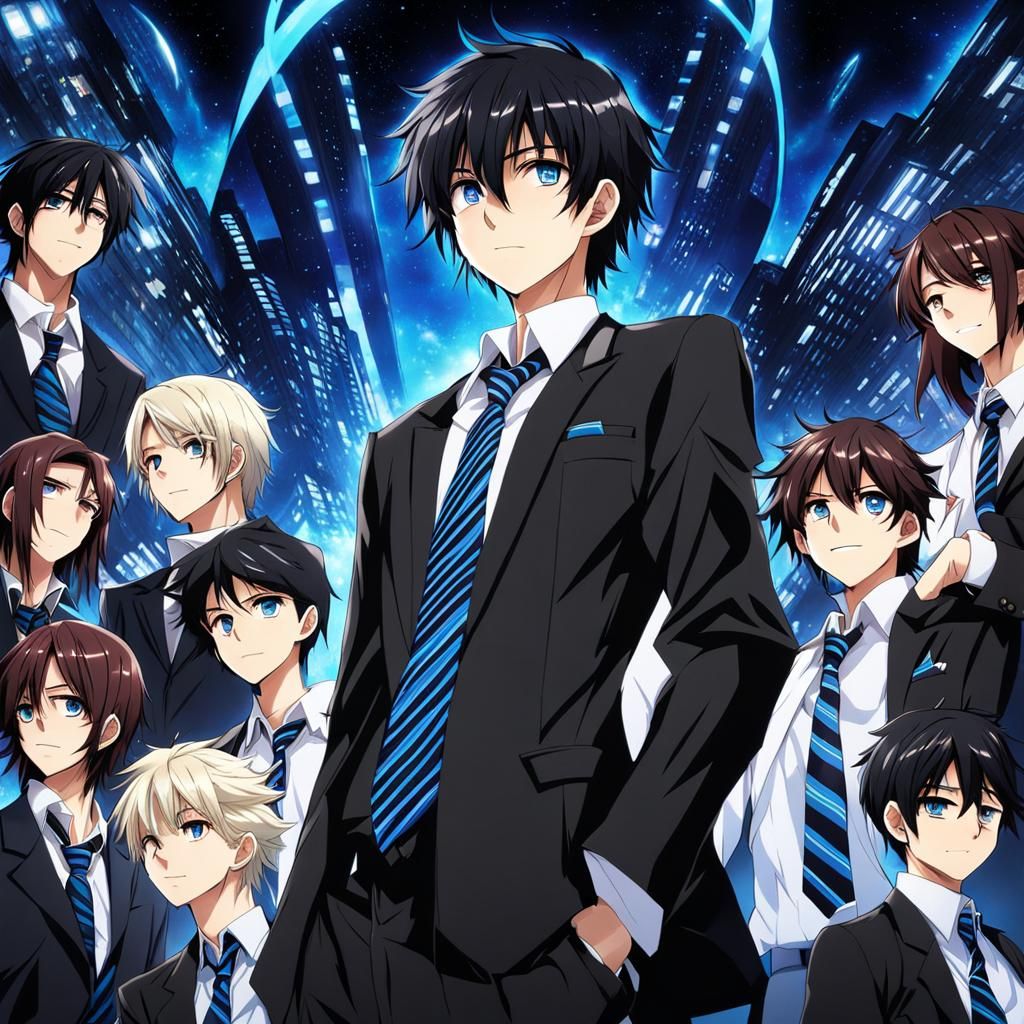 Boy Meets Alternate Self in Anime Style