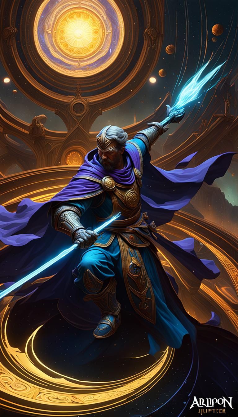 Epic Battle on Jupiter: Dark Mage vs Light Mage