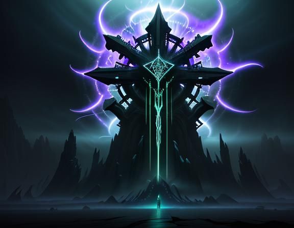 Majestic Gods Clash in a Twisted, Nightmarish Landscape