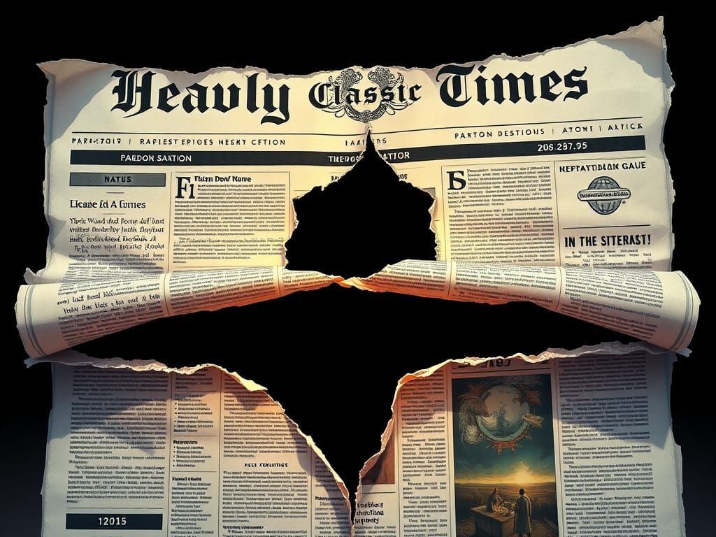 Torn Portal to a Fantastical Realm