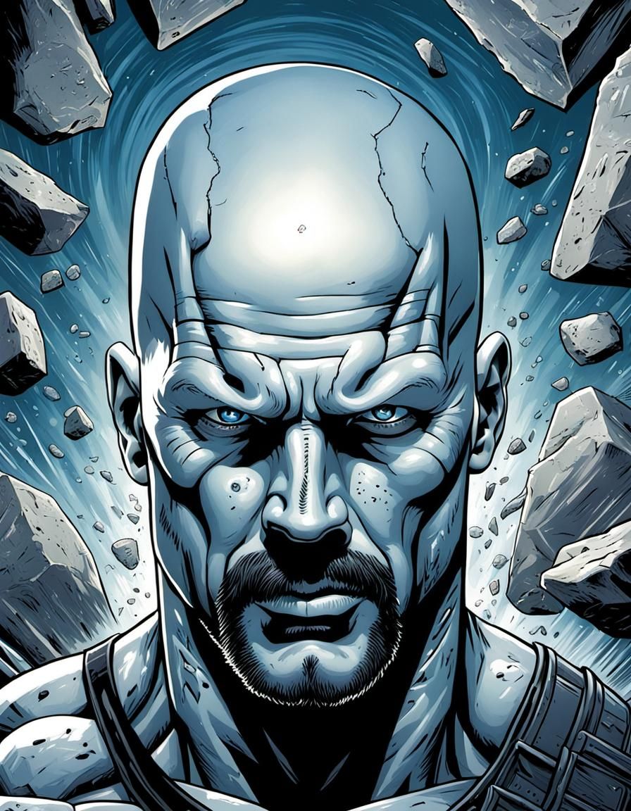 hyper realistic perfect smooth "Stone Cold" Steve Austin