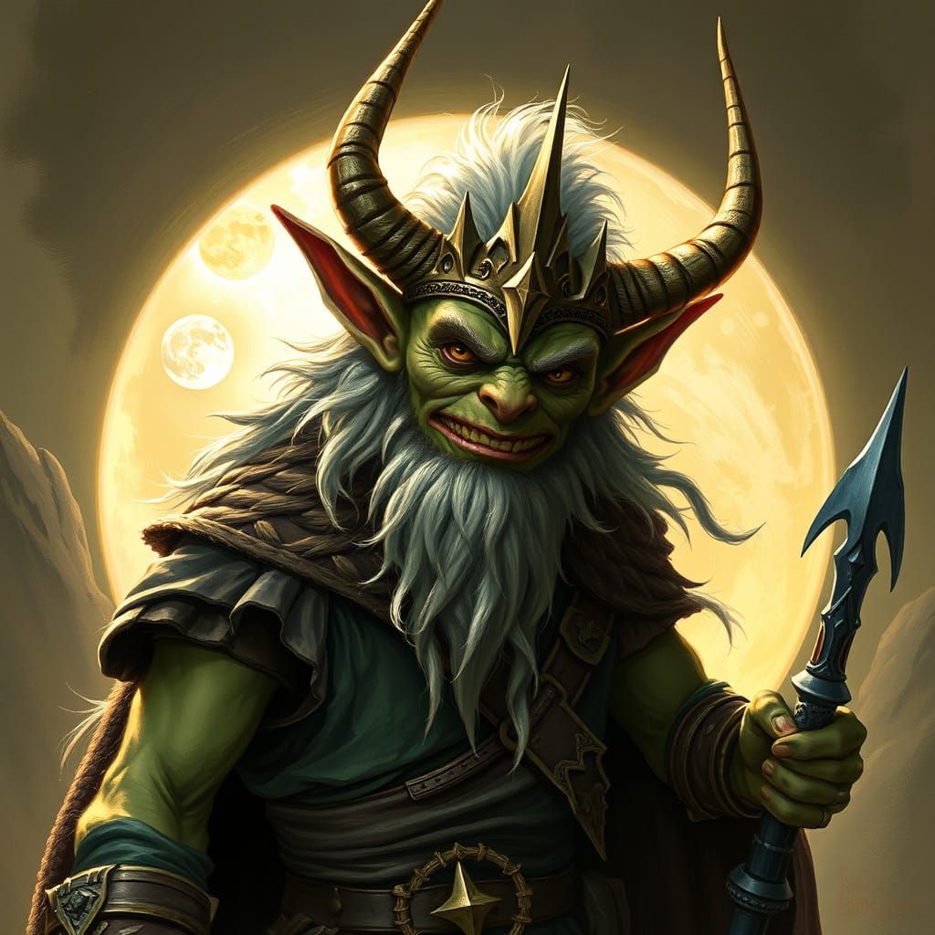 Regal Goblin King Illustration