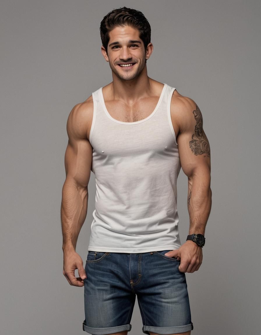 Tyler Posey as Muscular Bodybuilder on ArtStation