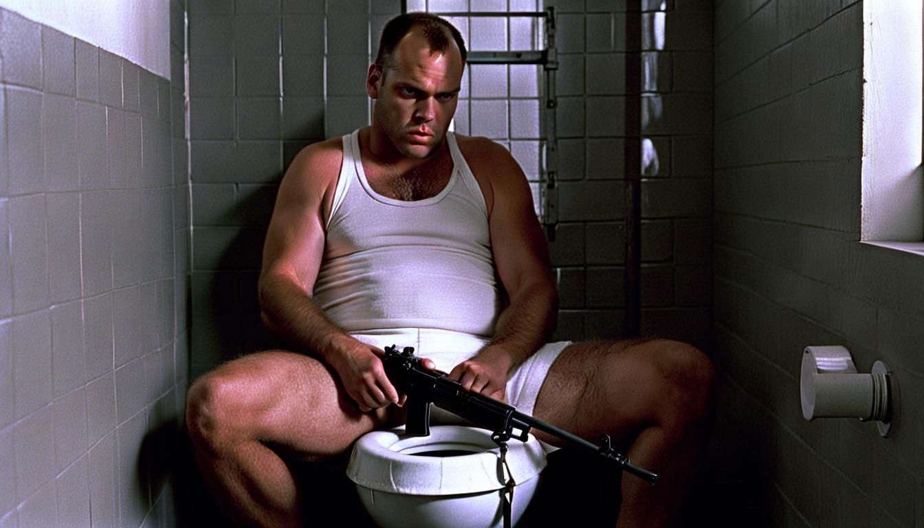 Private Pyle in 'Full Metal Jacket' Scene