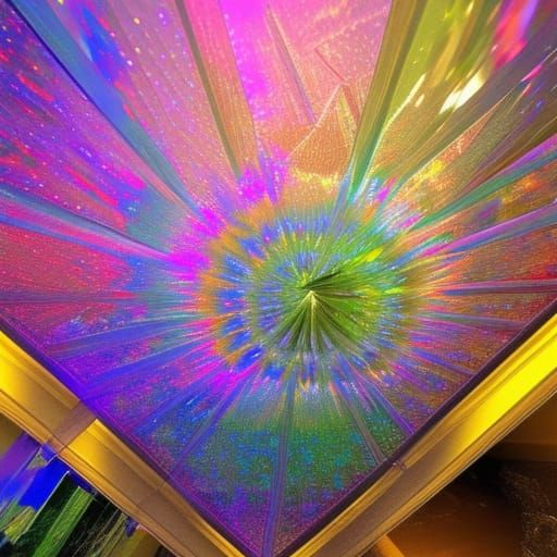 Ethereal Crystal Shards Kaleidoscope Eyes