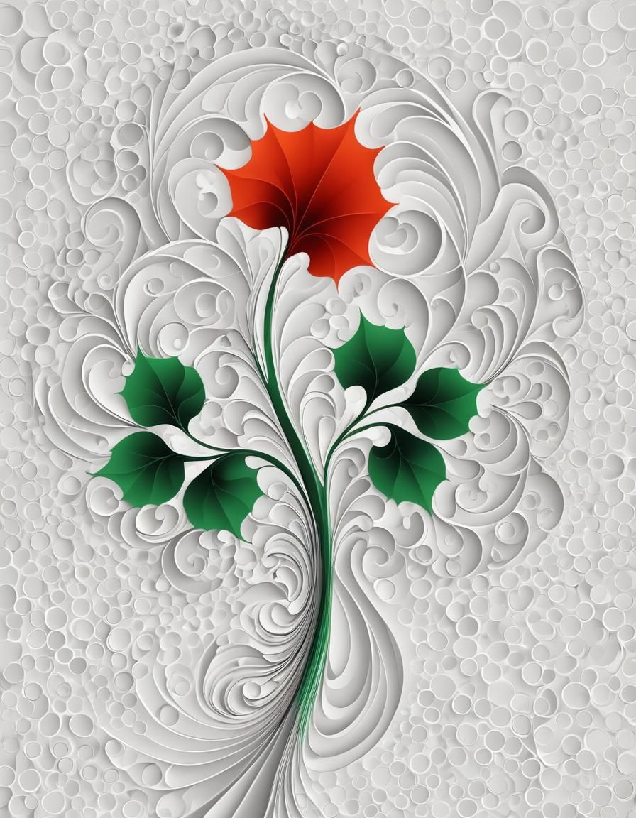 Abstract Fractal Wave Function in 3D Shading