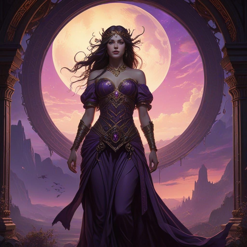 Mystical Dark Fantasy Realm Unveiled at Twilight