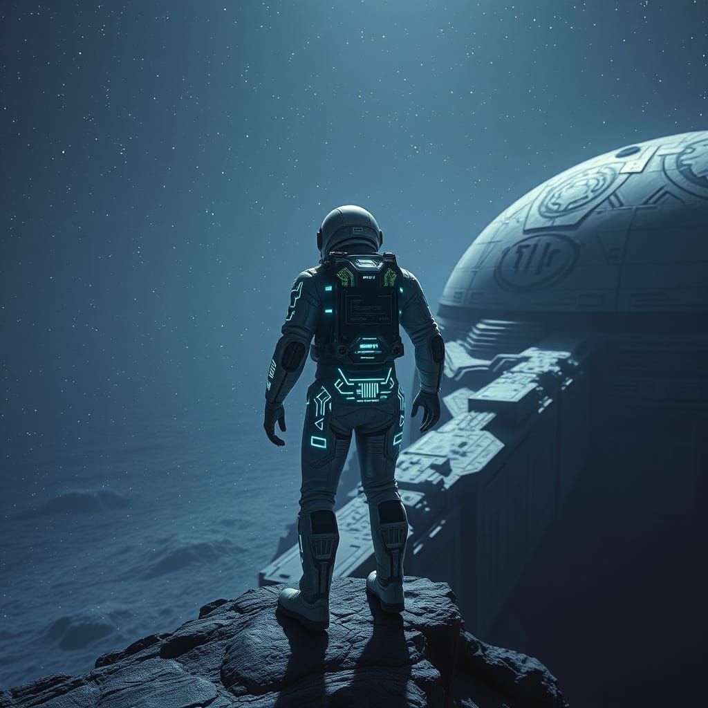 Ancient Alien Ruins Beckon a Futuristic Astronaut