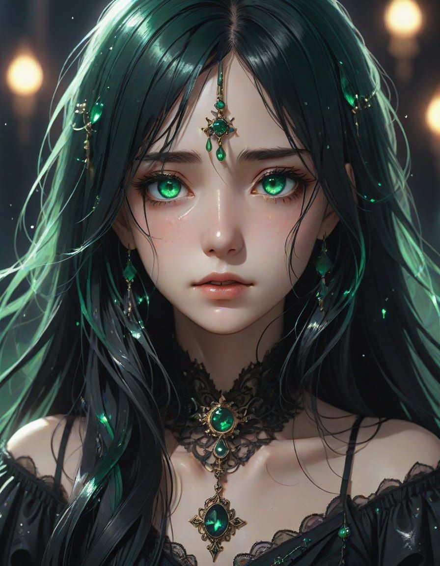 Gothic Lolita Goddess Weeps Starlight Tears