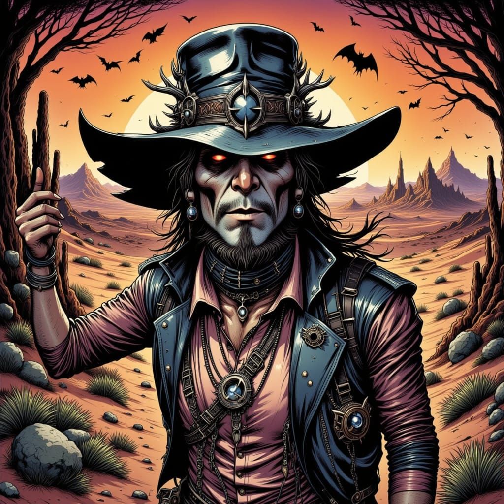 Gothic Vampiress Rocker on Arrakis