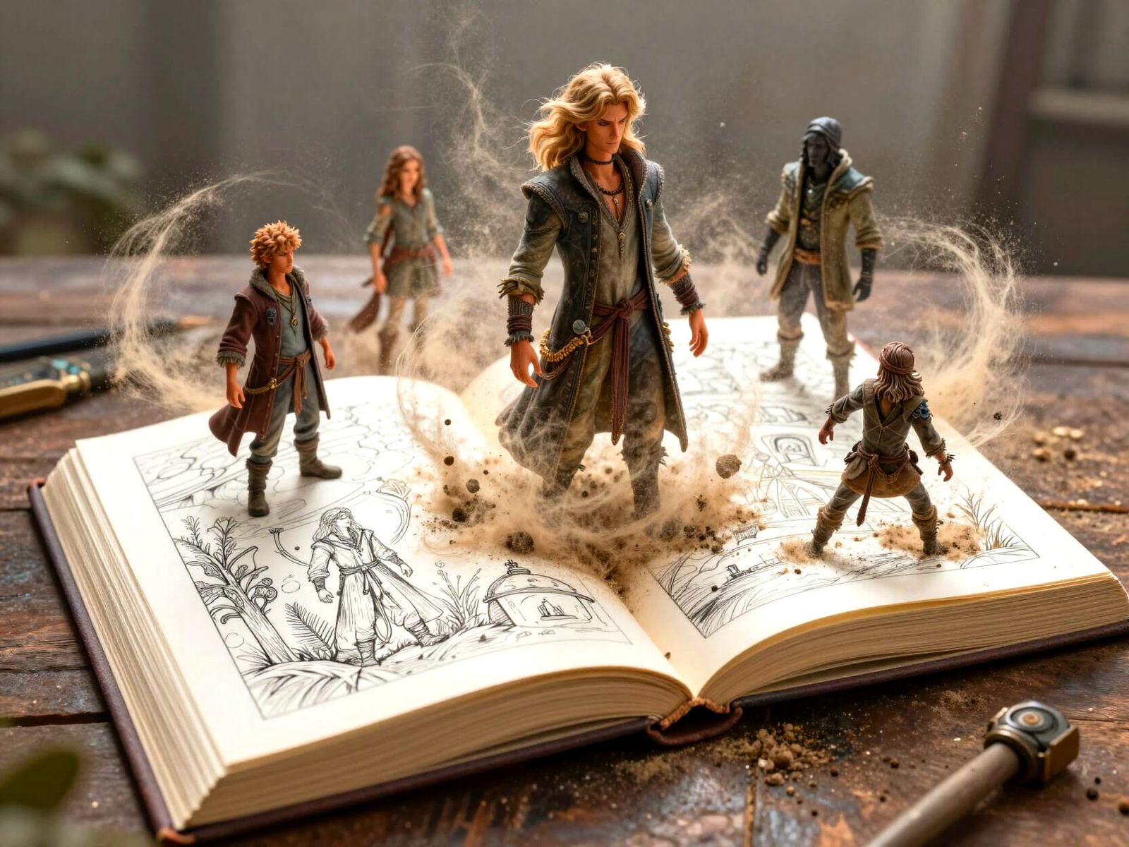 Magic Dust Creates Epic 3D Characters from Coloring Book