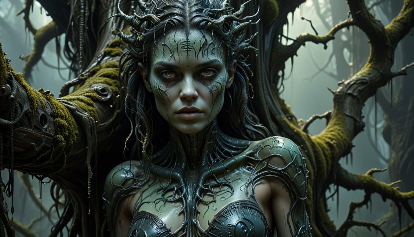 Surreal Beauty Emerges From Rotting Forest Slime