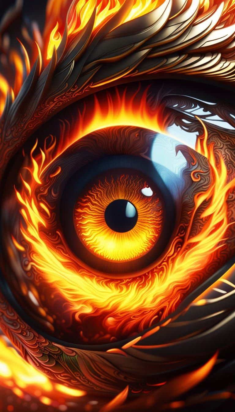 Flaming Phoenix eye