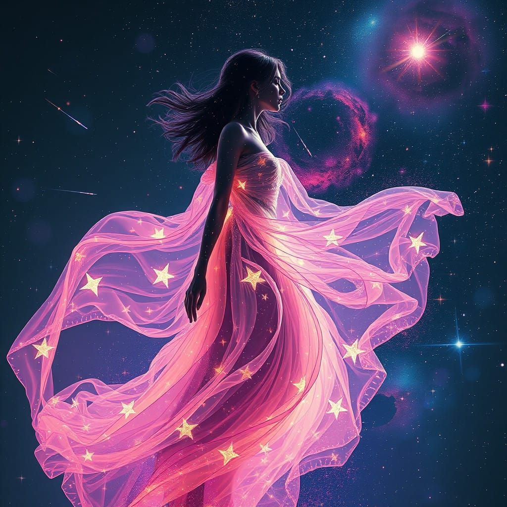 Celestial Beauty in Vibrant Nebulae