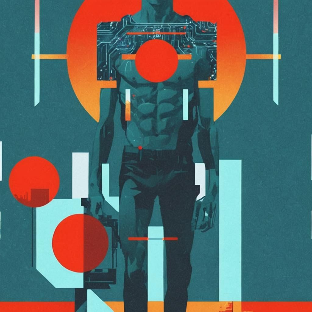 Surreal Glitched Architecture with Data Streams