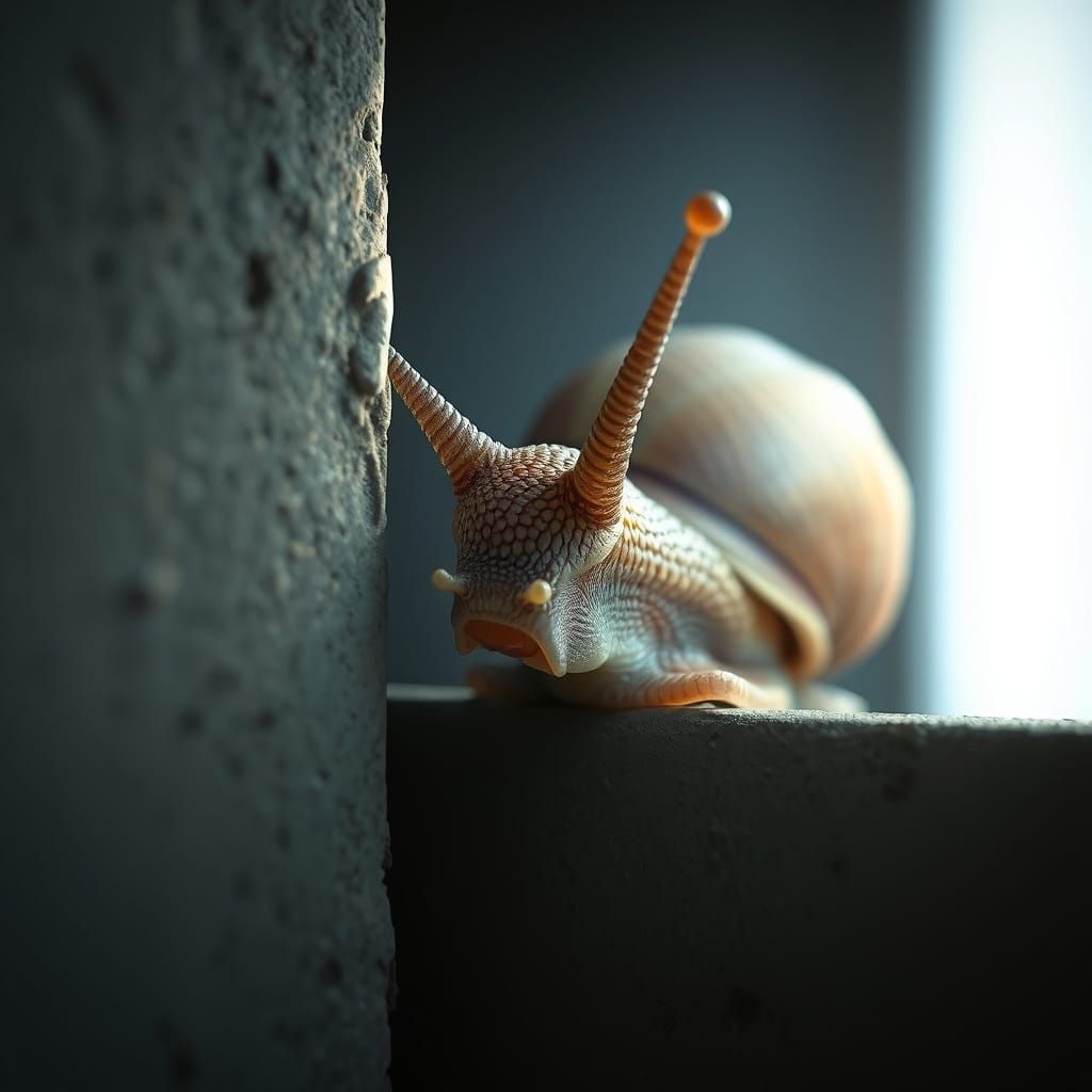 Exotic Snail Concept Art: Dramatic Peek