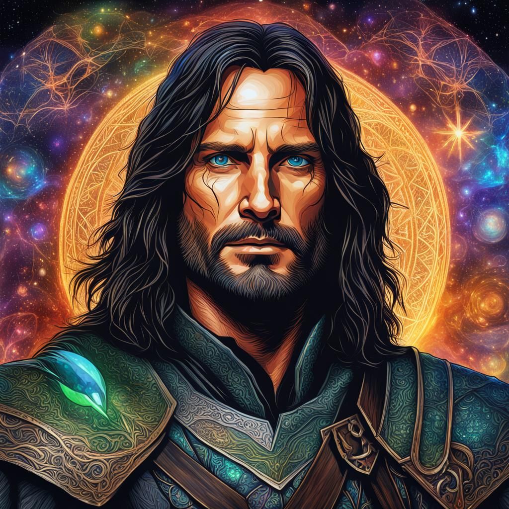 Astral Cosmic Ranger Illustration in 8K Resolution